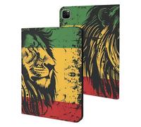 Lion Reggae Jamaica Case Compatible for IPAD Pro 20/21/22(11in) Tablet Cases Stand Protective Cover with Sleep/Wake