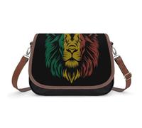 Lion Reggae Jamaica Crossbody Bags for Women Shoulder Messenger Bag Purse Handbags