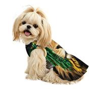 Lion Reggae Jamaica Dog Dress for Small to Medium Puppy