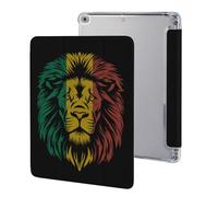 Lion Reggae Jamaica Tablet Case Compatible for IPAD 2017/2018/Air1/Air2 (9.7in) Protective Cases Cover Stand Covers