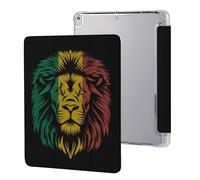 Lion Reggae Jamaica Tablet Case Compatible for IPAD Pro (10.5in) /IPAD Air3(10.5in) Protective Cases Cover Stand Covers