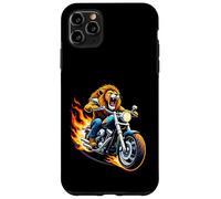 Lion Riding a Motorcycle Design Funny Lion Case for iPhone 11 Pro Max