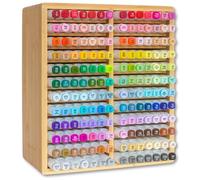 Lion Road Alcohol Marker Storage Rack - Premium Bamboo Marker Organiser for 168 Pens, Fits Ohuhu, Copic, Promarker & More - Art Marker Holder for Desk & Studio Organisation