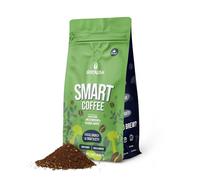 Lion Rush Mushroom Coffee with Yerba Mate - Ground Dark Roast Coffee, Organic Lion’s Mane Mushroom Powder & Yerba Mate - Insane Focus, Creativity & Performance - Low Acid - 12 Oz Pack