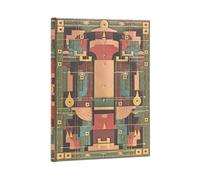 Lion’s Den (Sybil Pye Bindings) Ultra Unlined Hardcover Journal: Hardcover, 120 gsm, ribbon marker, memento pouch, elastic closure