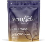Lion’s Mane Mushroom 4800mg + Ginkgo Biloba 3750mg | Super Strength Nootropic | Pantothenic Acid for Mental Performance | UK GMP | Lab Tested | Vegan | 2 Months Supply