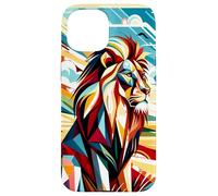 Lion’s Pride in the Prismatic Plains" Case for iPhone 15