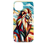 Lion’s Pride in the Prismatic Plains" Case for iPhone 15 Plus