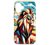 Lion’s Pride in the Prismatic Plains" Case for iPhone 16