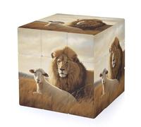 Lion Sheep Magic Cube,The Original 3x3 Cube,Speed Cube Problem-Solving Brain Teaser,Easy Turning Sensory Puzzle Toy,Sensory Stress Relief Form Fidget Toys