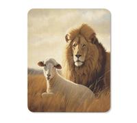 Lion Sheep Mouse Pad Thin Mouse Mat 13.68