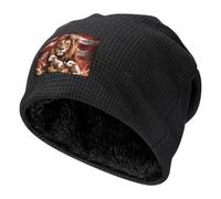 Lion Sheep U.S.A. Flag Beanie Hats Winter Warm Skull Pullover Cap Cozy Knit Cap for Men And Women Gifts