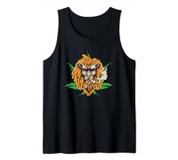 Lion Smoking Weed Marijuana Cannabis Pot-head Stoner Gift Tank Top