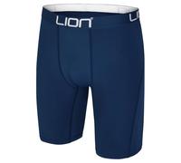 LION SPORTSWEAR Compression Shorts for Football & Sports - Multi-Purpose Base Layer for Men & Kids, Ideal for Gym, Training & Running - Navy | Medium Adults