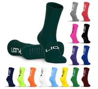 LION SPORTSWEAR Football Grip Socks For Men/Women/Kids - Variety Of Colours To Match Your Team Kit & Sleeve Socks (UK, Alpha, L, Forest Green)