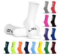 LION SPORTSWEAR Football Grip Socks For Men/Women/Kids - Variety Of Colours To Match Your Team Kit & Sleeve Socks (UK, Alpha, L, White)