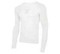 LION SPORTSWEAR Men's Football Compression Base Layer Long Sleeve Shirt - Performance Sports Top for All-Year Training - White | L