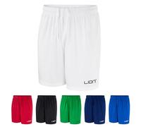 LION SPORTSWEAR Men's Football Shorts - Multi-Sport PE Teamwear - Unisex Kids & Adults Sizes - Breathable Athletic Fit | White - S