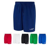 LION SPORTSWEAR Men's Football Shorts - Multi-Sport PE Teamwear - Unisex Kids & Adults Sizes - Breathable Athletic Fit | Navy - XL