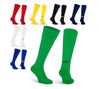 LION SPORTSWEAR Plain Cub Football Socks - Kids & Adult Sizes - Multiple Colours - Comfortable & Durable Sports Socks - Green | Large (UK 8-12)
