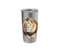 Lion Stalking Hunting Stainless Steel Insulated Tumbler
