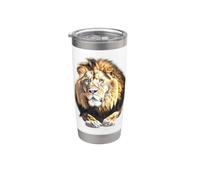 Lion Stalking Hunting Stainless Steel Insulated Tumbler