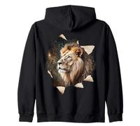 Lion Stars Vintage Zip Hoodie