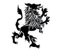 Lion Symbol Authority And Power Temporary Tattoos Sticker Waterproof And Long-lasting