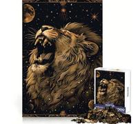 Lion Tarot Card 1000 Piece Jigsaw Puzzles for Adults Jigsaw Brain Think Pastime Game Real Challenge Xmas Santa Gift (50x75cm)