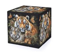 Lion Tiger Leopard and Butterfly Magic Cube,The Original 3x3 Cube,Speed Cube Problem-Solving Brain Teaser,Easy Turning Sensory Puzzle Toy,Sensory Stress Relief Form Fidget Toys