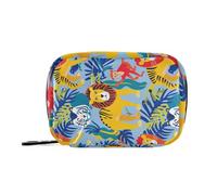 Lion Tigers Monkey medicine bag with Detachable Compartments convenient daily pill organizer