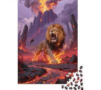 Lion Unfolded in 1000 Pieces - Discover The Thrill of Wooden Puzzle Solving, An Unmatched Family Fun Experience