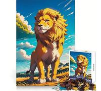Lion Vector Jigsaw for Teenagers 1000 Pieces Calm Daily Fine Cut Joyful Challenge (50x75cm)