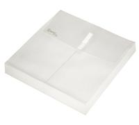 Lion Vel-Close-R Clear Poly envelopes with Gusset, 12 x 12 Inches, 6 EA/Pack, 1 Pack (22060-CR)