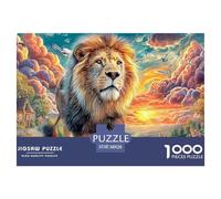 Lion WalkPhenomenal 1000-Piece Jigsaw Puzzles for Adults The Definitive Encounter with Impossible, Hard, Difficult Challenging Puzzle Games - This Is The Crowning Gift Jigsaw Puzzles for Adults And K