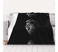 Lion Weighted Blanket Throw Flannel Blanket,Personalised Print Soft Warm Cozy Versatile Blanket For Bed Sofa