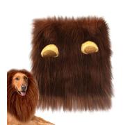 Lion Wig For Dogs With Ears,Lion Hair Wig For Dogs With Ears - Lion Pet Wig, Adjustable, Complementary Lion Hair For Pet Fancy Dress For -Small To Medium Dog