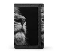 Lion Wild Animal Wallet Slim Trifold Purse Card Holder Money Pouch Organizer Wallets