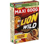 Lion Wild Crispy Cereal with Chocolate Filled 600g