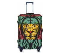 Lion with Exploding Hair Suitcase Covers for Luggage Elastic Luggage Protector Suitcase Cover Anti Scratch Luggage Cover Protector