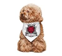 Lion with Flag of Japan Puppy Bandana Dog and Cat Bandanas Summer Dog Scarf for Small Medium Large Dogs Breathable Soft Comfortable Pet Apparel Accessories 30x70cm