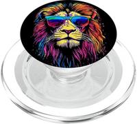 Lion with Sunglasses Big Cat Lions Mane Lion Love Wild Lions PopSockets PopGrip for MagSafe