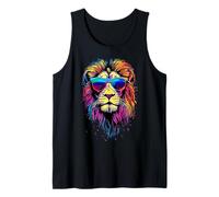 Lion with Sunglasses Big Cat Lions Mane Lion Love Wild Lions Tank Top