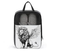 Lion with Wings Majestic Shoe Bag for Travel Daily Use Anti-dust Storage Carrier Golf Shoe Pouch