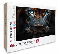 Lion Wooden Jigsaw Puzzles 70x41in, Animal Jigsaw Puzzles 6000 Pieces for Adults with Box, Educational Challenging Game, Back Lettering Easy to Distinguish, Summer Gifts, Beautiful Decoration, I-5997