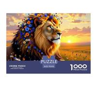 LionAstounding 1000-Piece Jigsaw Puzzles for Adults Fierce Lion A Grand Collection of Impossible, Hard, Difficult Challenging Puzzle Educational Games for All - A Daunting Yet Rewarding Pursuit for Ad