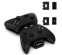 Lioncast Xbox Controller Charging Station with Rechargeable Battery (1200 mAh) for One/Series X/S, Docking Station with LED Indicator