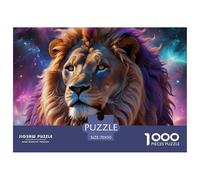 LionColossal Jigsaw Puzzles for Adults Fierce Lion A Vast Collection of 1000 Advanced, Seemingly Impossible Challenging Puzzle Game Pieces - A Majestic Gift for Determined Adult And Young Adult Enthus