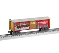Lionel Anheuser-Busch Budweiser Clydesdale Holiday O Gauge Model Train Reefer