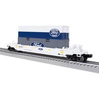 Lionel Ford Maxi Stack O Gauge Model Train Flatcar with Double Container Load